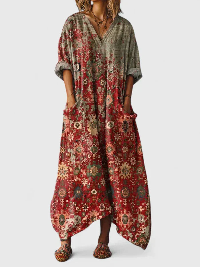 Marintia – Vestido con escote en pico