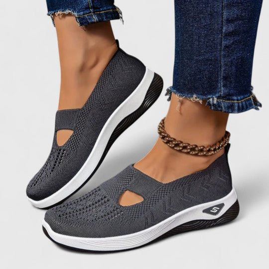 Regine | Zapatillas de Mujer Slip-On Transpirables de Malla para Caminar