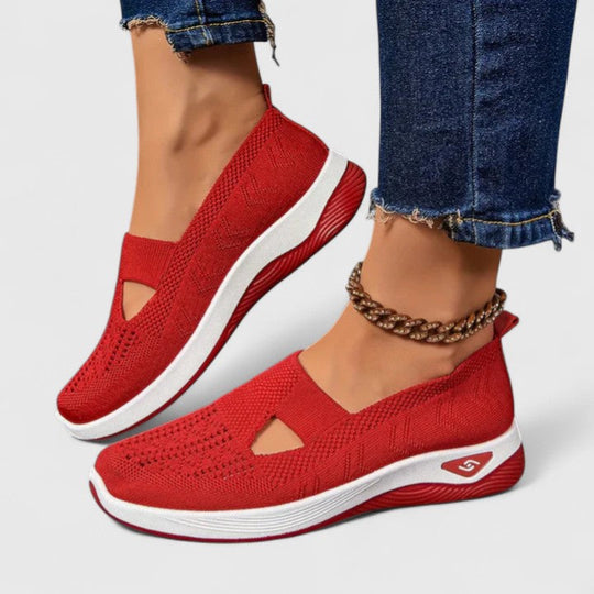 Regine | Zapatillas de Mujer Slip-On Transpirables de Malla para Caminar