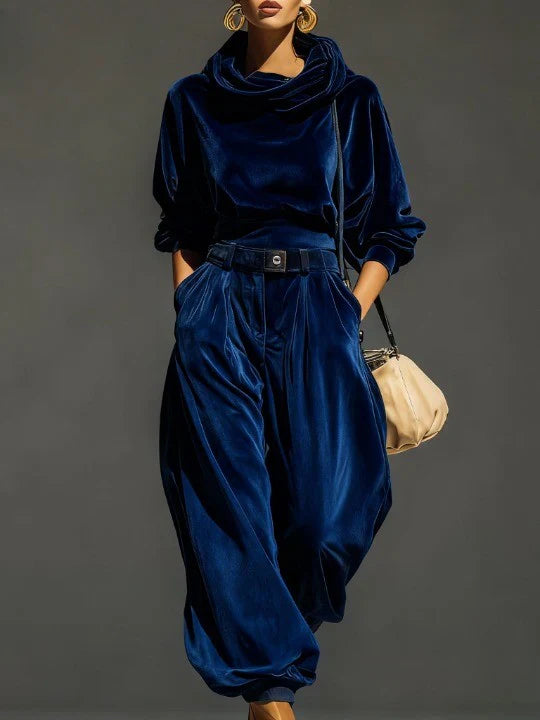 Alma – Conjunto de terciopelo vintage