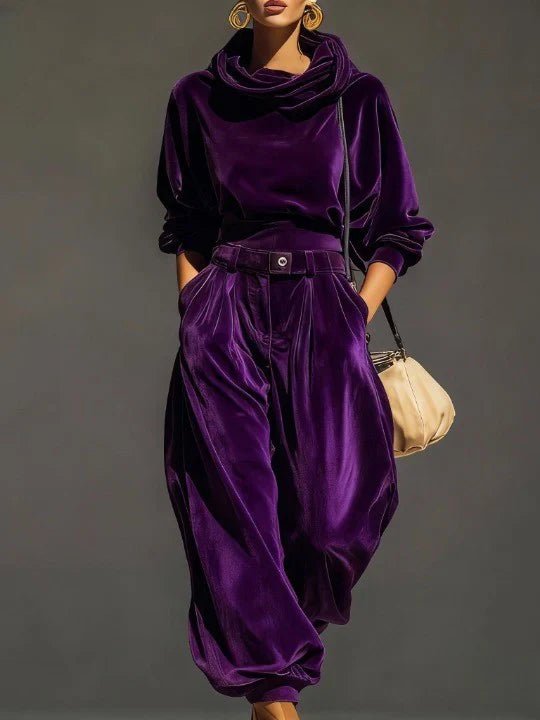 Alma – Conjunto de terciopelo vintage