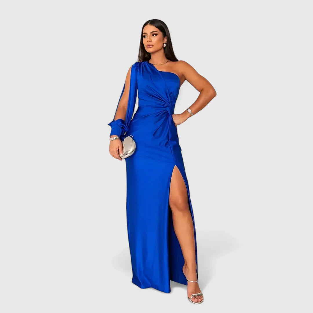 Eleonora - Vestido largo de satén con un brillo atemporal