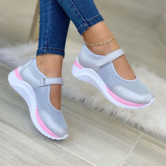 Leonie | Zapatillas de malla para mujer con cierre de velcro para mayor comodidad
