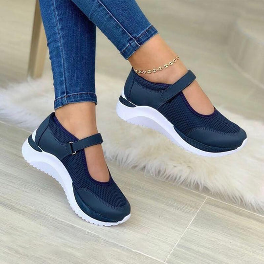 Leonie | Zapatillas de malla para mujer con cierre de velcro para mayor comodidad