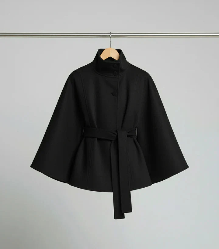 Cosima - Chaqueta con cuello alto y cinturón
