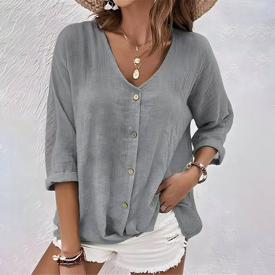 Eva™ | Camiseta de verano con cuello en V