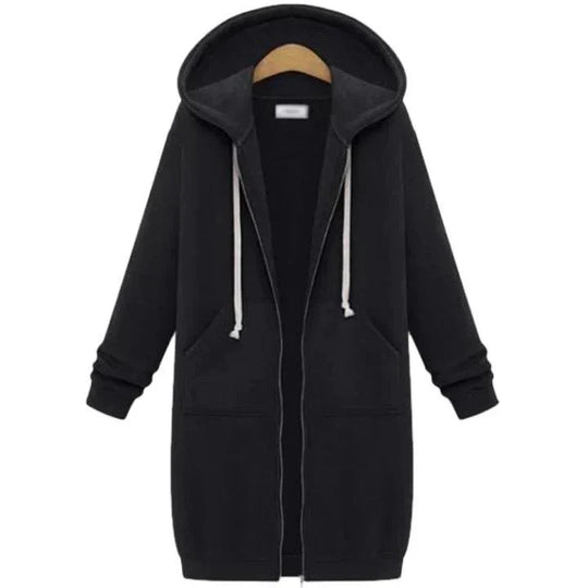 Olivia - Sudadera larga con capucha