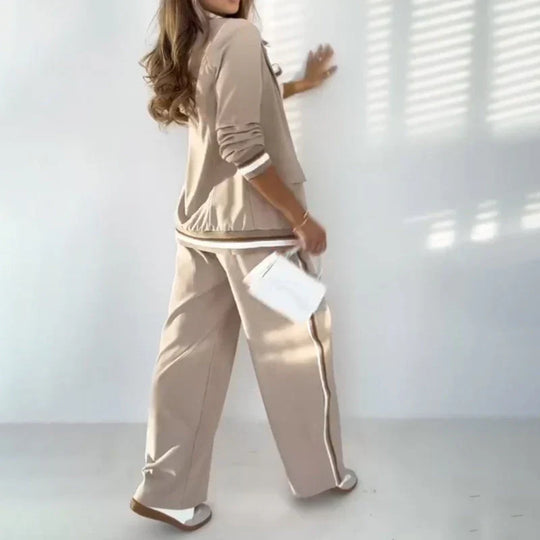 Patricia™ – Conjunto casual chic con blazer y pantalón fluido