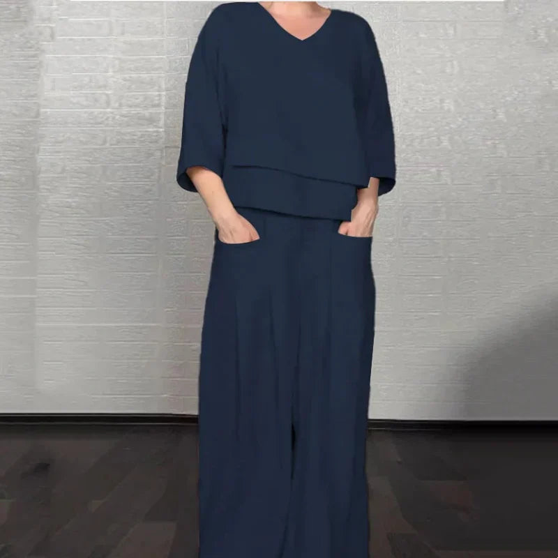 VALENTINA | Conjunto de 2 piezas con corte relajado y estilo minimalista para el día a día