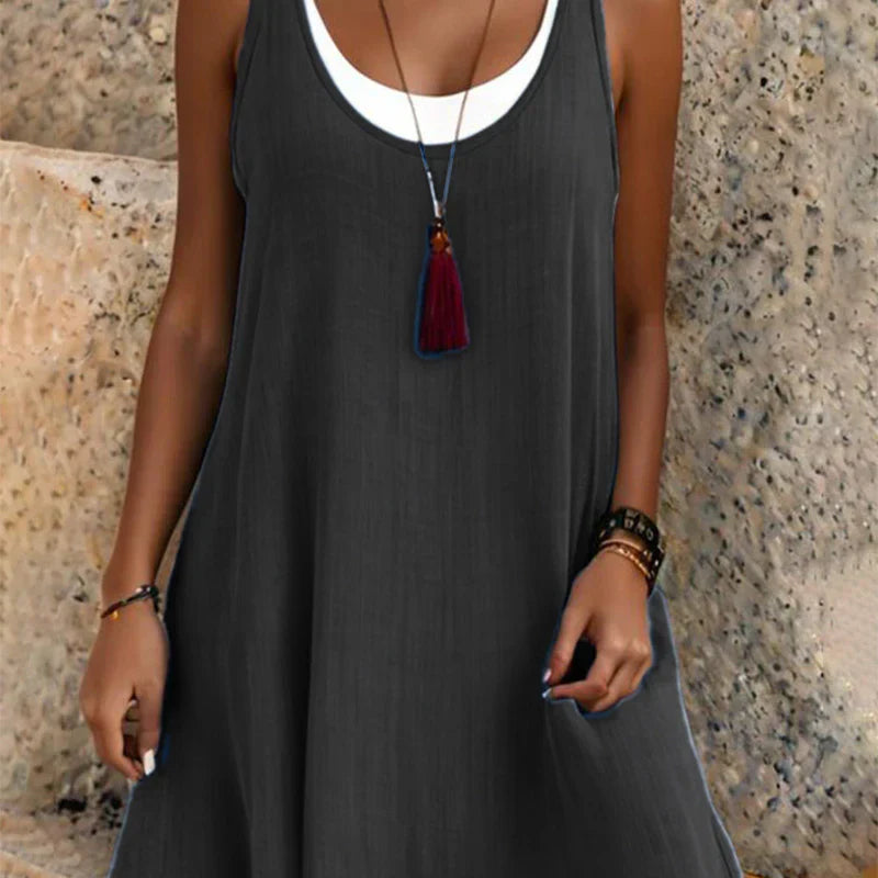 Iris™ | Vestido minimalista de tirantes para tus días más ligeros