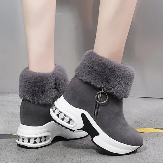 Lora - Botas térmicas con diseño moderno y forro afelpado