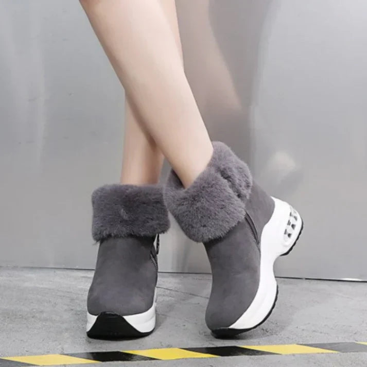 Lora - Botas térmicas con diseño moderno y forro afelpado