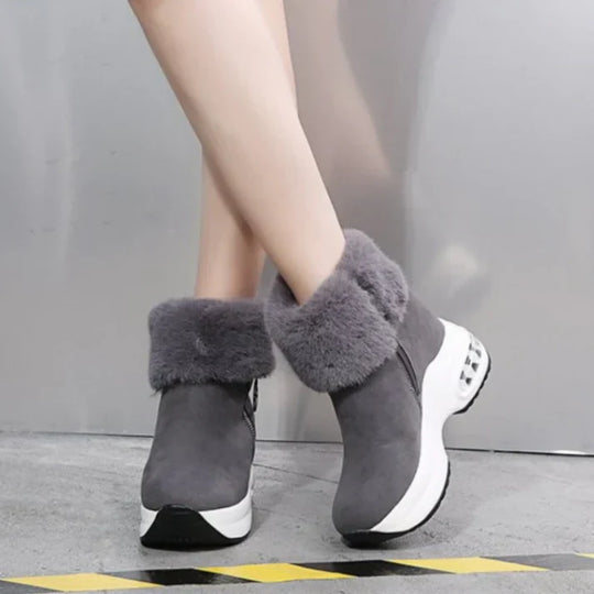 Lora - Botas térmicas con diseño moderno y forro afelpado