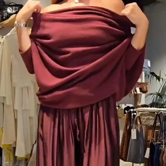Gala – Elegante conjunto con hombros descubiertos