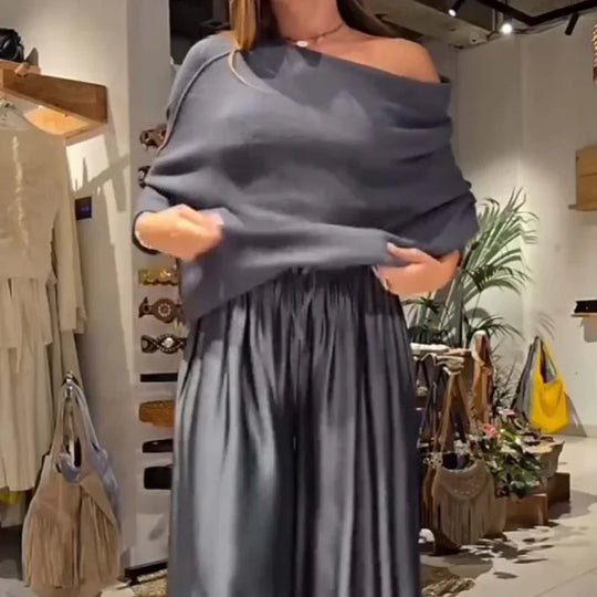 Gala – Elegante conjunto con hombros descubiertos