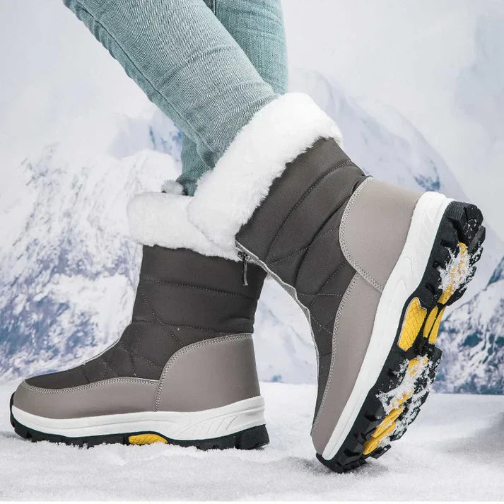 Rina - Botas de nieve antideslizantes y cálidas