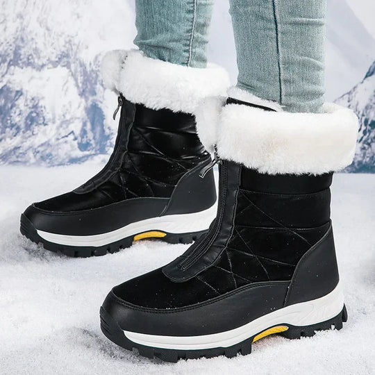 Rina - Botas de nieve antideslizantes y cálidas