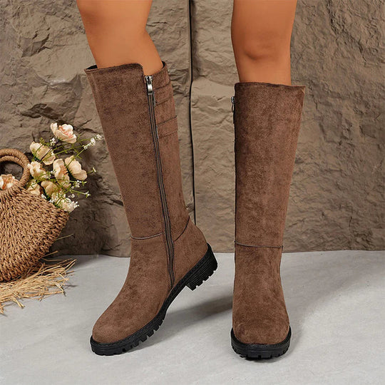 Ariadna - Botas altas con cremallera lateral