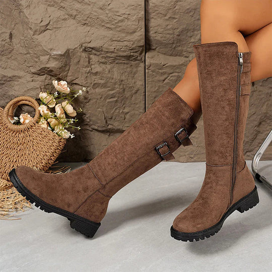 Ariadna - Botas altas con cremallera lateral