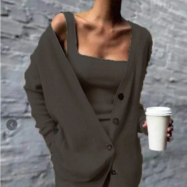 Pilar – Conjunto cómodo y elegante de 3 piezas