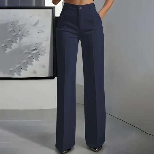 Carla - Pantalones de traje de mujer con cintura alta