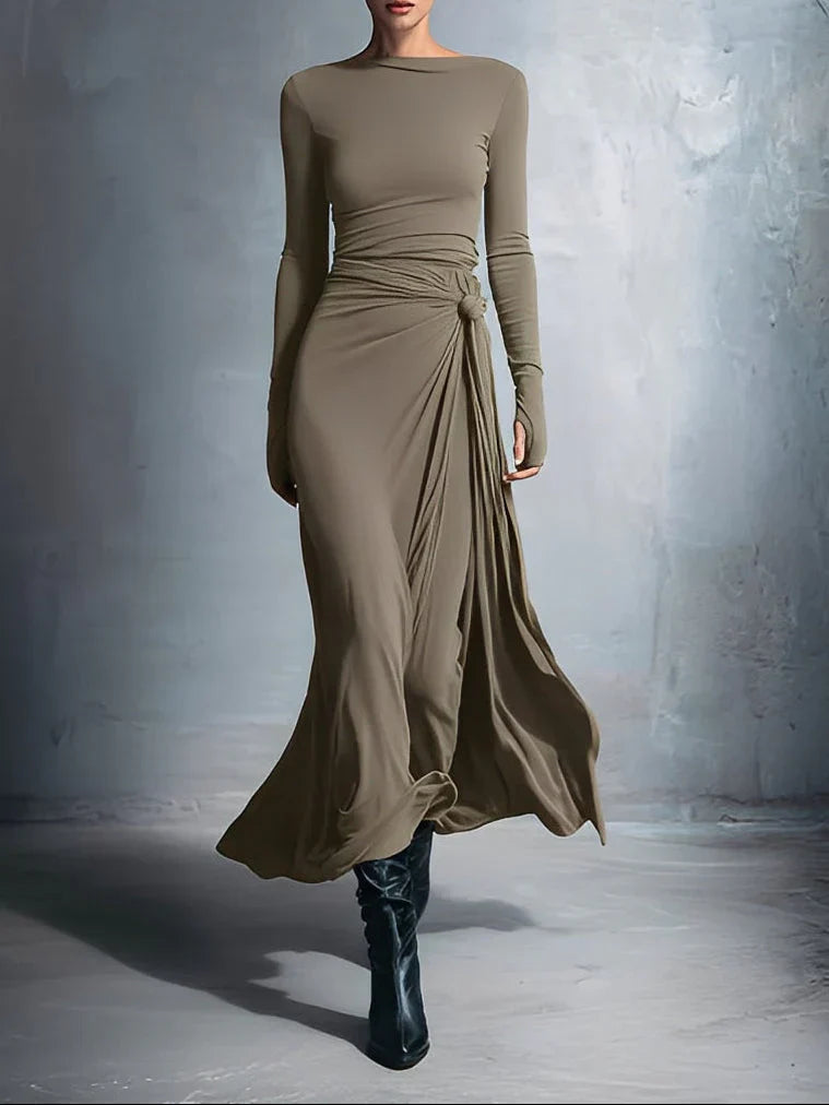 Veya – Vestido largo fluido elegante
