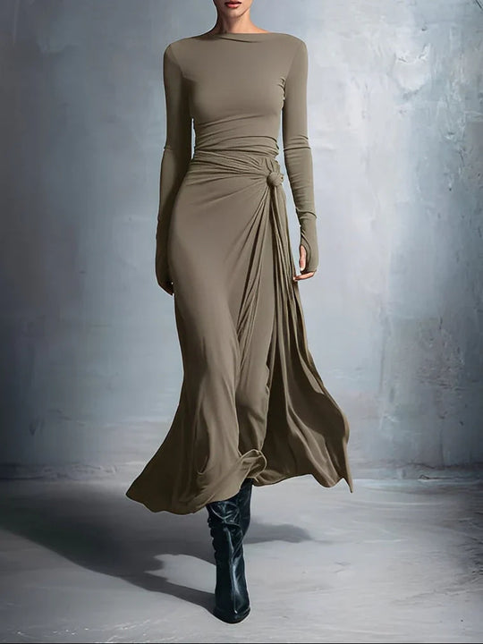 Veya – Vestido largo fluido elegante